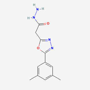 2-[5-(3,5-dimethylphenyl)-1,3,4-oxadiazol-2-yl]acetohydrazide