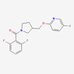 2-{[1-(2,6-difluorobenzoyl)pyrrolidin-3-yl]methoxy}-5-fluoropyridine