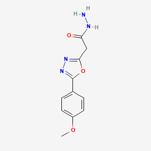 2-[5-(4-methoxyphenyl)-1,3,4-oxadiazol-2-yl]acetohydrazide