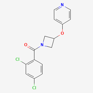 4-{[1-(2,4-dichlorobenzoyl)azetidin-3-yl]oxy}pyridine