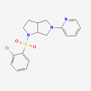 2-[1-(2-bromobenzenesulfonyl)-octahydropyrrolo[2,3-c]pyrrol-5-yl]pyridine