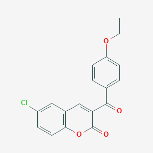 6-chloro-3-(4-ethoxybenzoyl)-2H-chromen-2-one