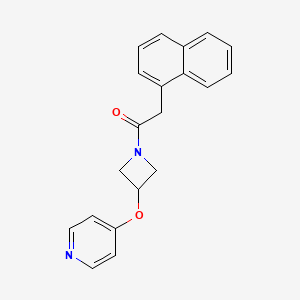 2-(naphthalen-1-yl)-1-[3-(pyridin-4-yloxy)azetidin-1-yl]ethan-1-one