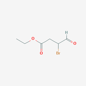 B6463341 ethyl 3-bromo-4-oxobutanoate CAS No. 56580-46-2