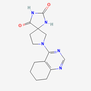 7-(5,6,7,8-tetrahydroquinazolin-4-yl)-1,3,7-triazaspiro[4.4]nonane-2,4-dione