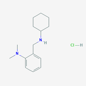 2-[(cyclohexylamino)methyl]-N,N-dimethylaniline hydrochloride