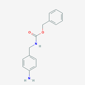 molecular formula C15H16N2O2 B064655 苄基 4-氨基苄基氨基甲酸酯 CAS No. 168050-39-3