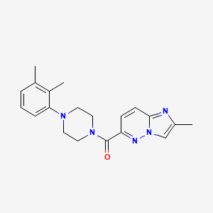 1-(2,3-dimethylphenyl)-4-{2-methylimidazo[1,2-b]pyridazine-6-carbonyl}piperazine