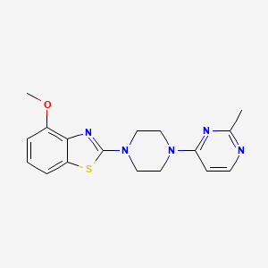 4-methoxy-2-[4-(2-methylpyrimidin-4-yl)piperazin-1-yl]-1,3-benzothiazole