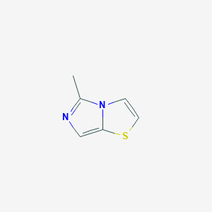 molecular formula C6H6N2S B064668 5-甲基咪唑并[5,1-b]噻唑 CAS No. 165666-84-2