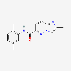 N-(2,5-dimethylphenyl)-2-methylimidazo[1,2-b]pyridazine-6-carboxamide