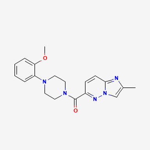 1-(2-methoxyphenyl)-4-{2-methylimidazo[1,2-b]pyridazine-6-carbonyl}piperazine