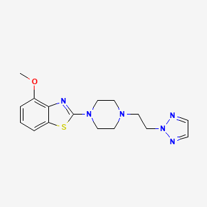 4-methoxy-2-{4-[2-(2H-1,2,3-triazol-2-yl)ethyl]piperazin-1-yl}-1,3-benzothiazole