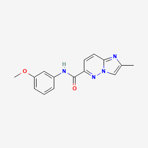 N-(3-methoxyphenyl)-2-methylimidazo[1,2-b]pyridazine-6-carboxamide