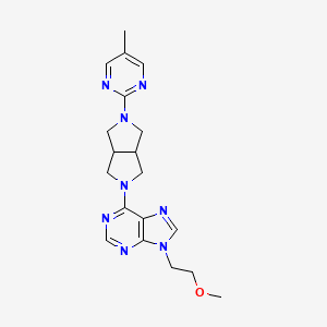 9-(2-methoxyethyl)-6-[5-(5-methylpyrimidin-2-yl)-octahydropyrrolo[3,4-c]pyrrol-2-yl]-9H-purine