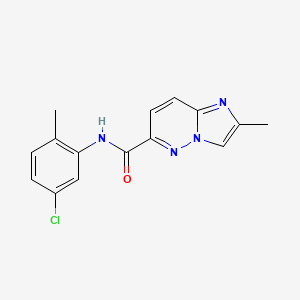 N-(5-chloro-2-methylphenyl)-2-methylimidazo[1,2-b]pyridazine-6-carboxamide