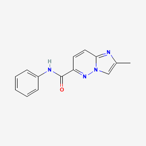 2-methyl-N-phenylimidazo[1,2-b]pyridazine-6-carboxamide