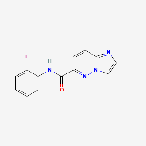 N-(2-fluorophenyl)-2-methylimidazo[1,2-b]pyridazine-6-carboxamide