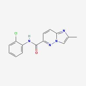 N-(2-chlorophenyl)-2-methylimidazo[1,2-b]pyridazine-6-carboxamide