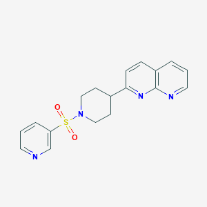 2-[1-(pyridine-3-sulfonyl)piperidin-4-yl]-1,8-naphthyridine