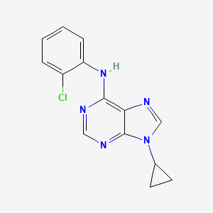 N-(2-chlorophenyl)-9-cyclopropyl-9H-purin-6-amine