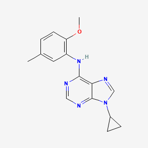 9-cyclopropyl-N-(2-methoxy-5-methylphenyl)-9H-purin-6-amine