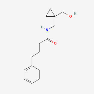 N-{[1-(hydroxymethyl)cyclopropyl]methyl}-4-phenylbutanamide