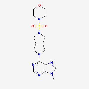 9-methyl-6-[5-(morpholine-4-sulfonyl)-octahydropyrrolo[3,4-c]pyrrol-2-yl]-9H-purine