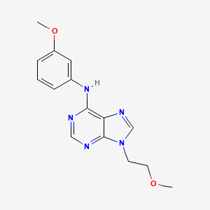 9-(2-methoxyethyl)-N-(3-methoxyphenyl)-9H-purin-6-amine