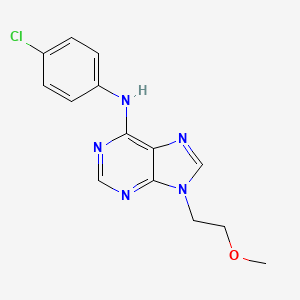 N-(4-chlorophenyl)-9-(2-methoxyethyl)-9H-purin-6-amine