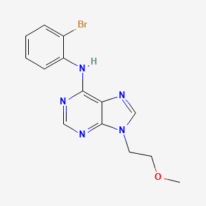 N-(2-bromophenyl)-9-(2-methoxyethyl)-9H-purin-6-amine