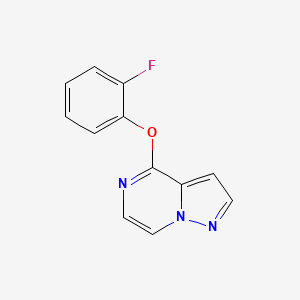 4-(2-fluorophenoxy)pyrazolo[1,5-a]pyrazine