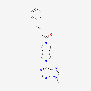 1-[5-(9-methyl-9H-purin-6-yl)-octahydropyrrolo[3,4-c]pyrrol-2-yl]-4-phenylbutan-1-one