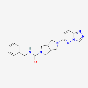 N-benzyl-5-{[1,2,4]triazolo[4,3-b]pyridazin-6-yl}-octahydropyrrolo[3,4-c]pyrrole-2-carboxamide