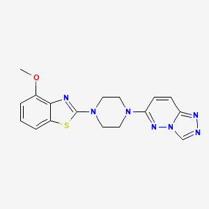 4-methoxy-2-(4-{[1,2,4]triazolo[4,3-b]pyridazin-6-yl}piperazin-1-yl)-1,3-benzothiazole