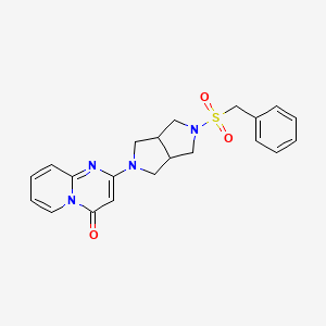 2-{5-phenylmethanesulfonyl-octahydropyrrolo[3,4-c]pyrrol-2-yl}-4H-pyrido[1,2-a]pyrimidin-4-one