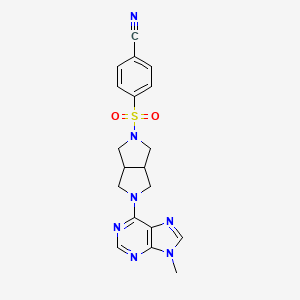 4-{[5-(9-methyl-9H-purin-6-yl)-octahydropyrrolo[3,4-c]pyrrol-2-yl]sulfonyl}benzonitrile