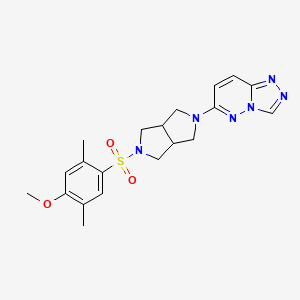 2-(4-methoxy-2,5-dimethylbenzenesulfonyl)-5-{[1,2,4]triazolo[4,3-b]pyridazin-6-yl}-octahydropyrrolo[3,4-c]pyrrole