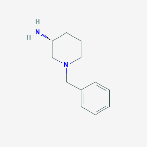 molecular formula C12H18N2 B064692 (R)-3-氨基-1-苄基哌啶 CAS No. 168466-84-0