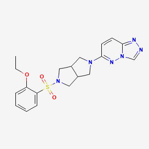 2-(2-ethoxybenzenesulfonyl)-5-{[1,2,4]triazolo[4,3-b]pyridazin-6-yl}-octahydropyrrolo[3,4-c]pyrrole