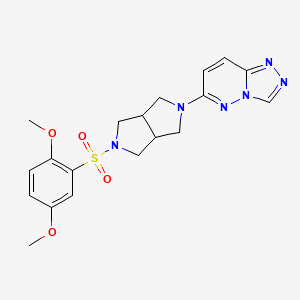 2-(2,5-dimethoxybenzenesulfonyl)-5-{[1,2,4]triazolo[4,3-b]pyridazin-6-yl}-octahydropyrrolo[3,4-c]pyrrole