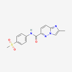 N-(4-methanesulfonylphenyl)-2-methylimidazo[1,2-b]pyridazine-6-carboxamide