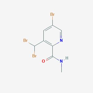 5-bromo-3-(dibromomethyl)-N-methylpyridine-2-carboxamide