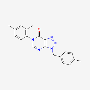 6-(2,4-dimethylphenyl)-3-[(4-methylphenyl)methyl]-3H,6H,7H-[1,2,3]triazolo[4,5-d]pyrimidin-7-one