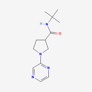 molecular formula C13H20N4O B6469841 N-tert-butyl-1-(pyrazin-2-yl)pyrrolidine-3-carboxamide CAS No. 2640957-21-5