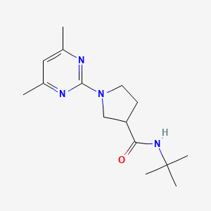 N-tert-butyl-1-(4,6-dimethylpyrimidin-2-yl)pyrrolidine-3-carboxamide