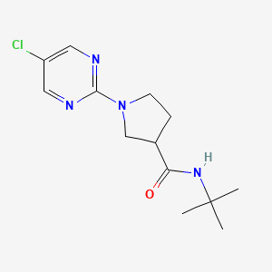 N-tert-butyl-1-(5-chloropyrimidin-2-yl)pyrrolidine-3-carboxamide