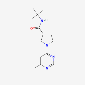 N-tert-butyl-1-(6-ethylpyrimidin-4-yl)pyrrolidine-3-carboxamide