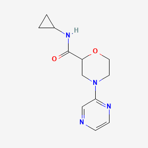 N-cyclopropyl-4-(pyrazin-2-yl)morpholine-2-carboxamide