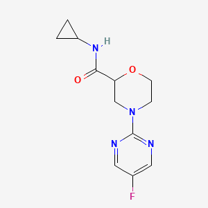 N-cyclopropyl-4-(5-fluoropyrimidin-2-yl)morpholine-2-carboxamide